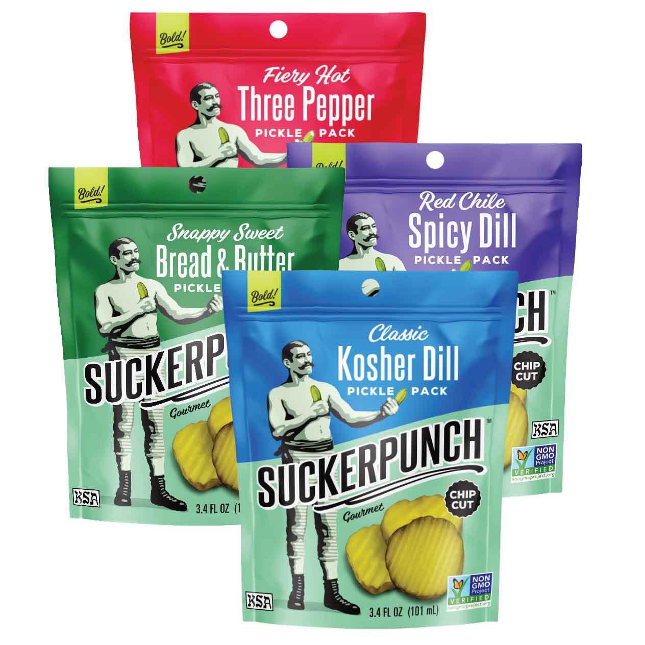 Pickle Pouch Snack Packs